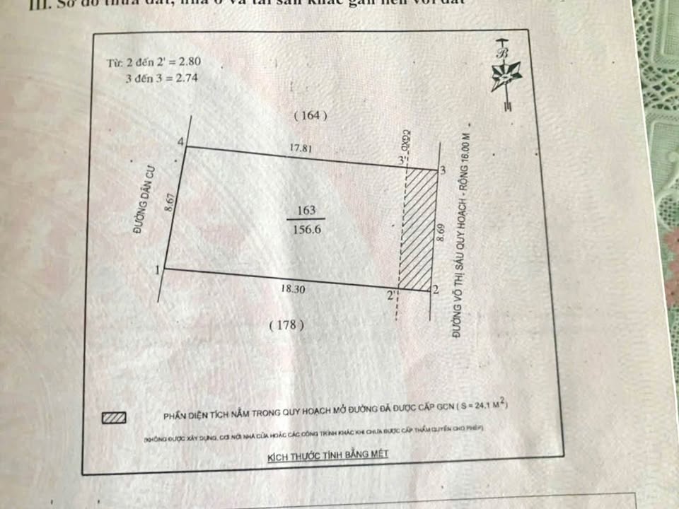 Nhà 2 tầng mặt đường Võ Thị Sáu, Trường Thi 156.6m² giá 13 tỷ - Kinh doanh sầm uất!
