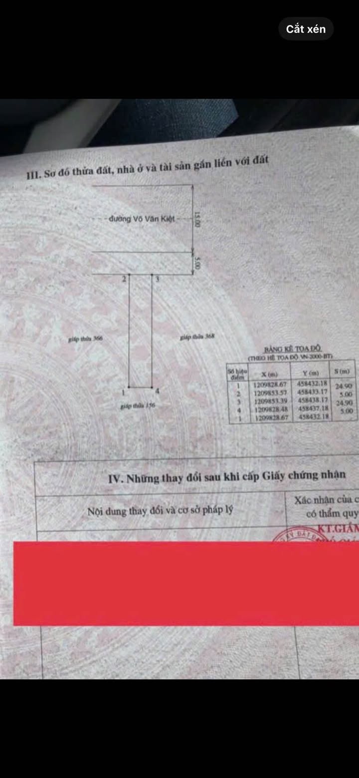 Đất mặt tiền Võ Văn Kiệt, Phú Thủy, Phan Thiết 124.5m² giá 6 tỷ - Đầu tư sinh lời ngay!