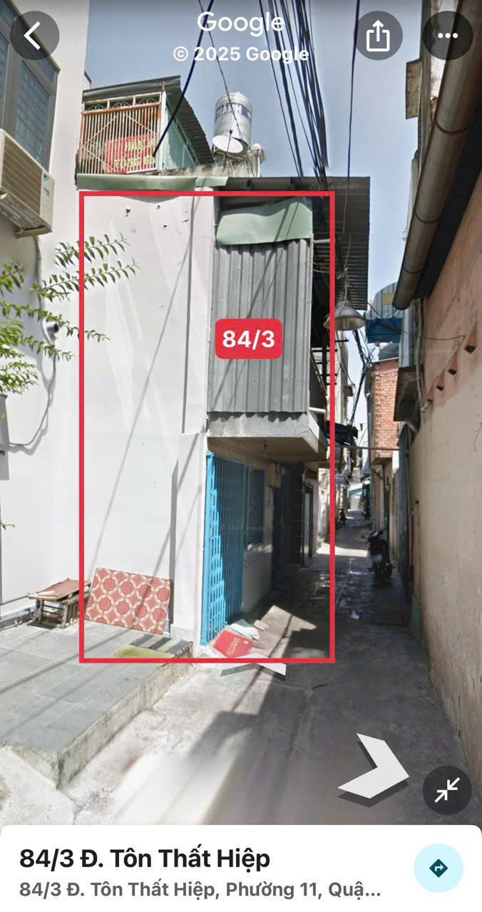 Nhà cấp 4 hẻm thông Tôn Thất Hiệp, Quận 11, 38m² giá 5.7 tỷ - Bán gấp chính chủ!