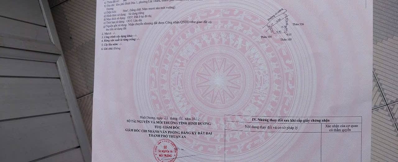 Nhà cấp 4 Lái Thiêu 56m² giá chỉ 1 tỷ - Đường ô tô, tiện ích đầy đủ!