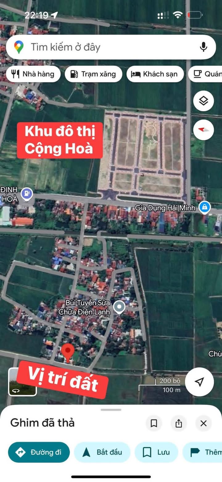 Đất nền lô góc 125m² tại Cộng Hòa, Vụ Bản - Chỉ 868 triệu VND!