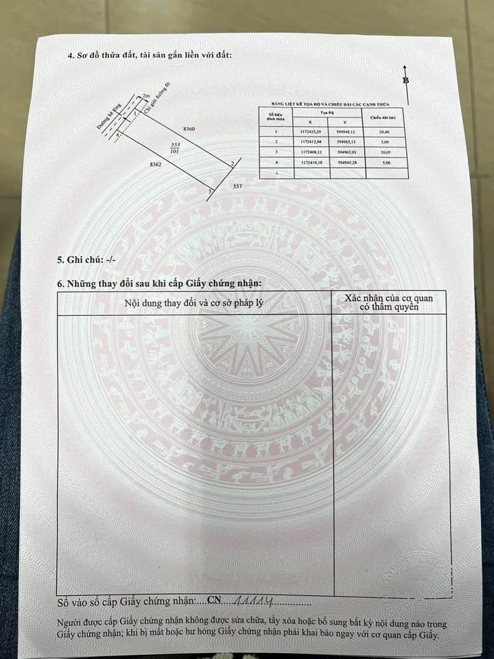 Đất nền xã Mỹ Lộc, Cần Giuộc 100m² giá 580 triệu - Sổ đỏ chính chủ, lối đi thông thoáng!