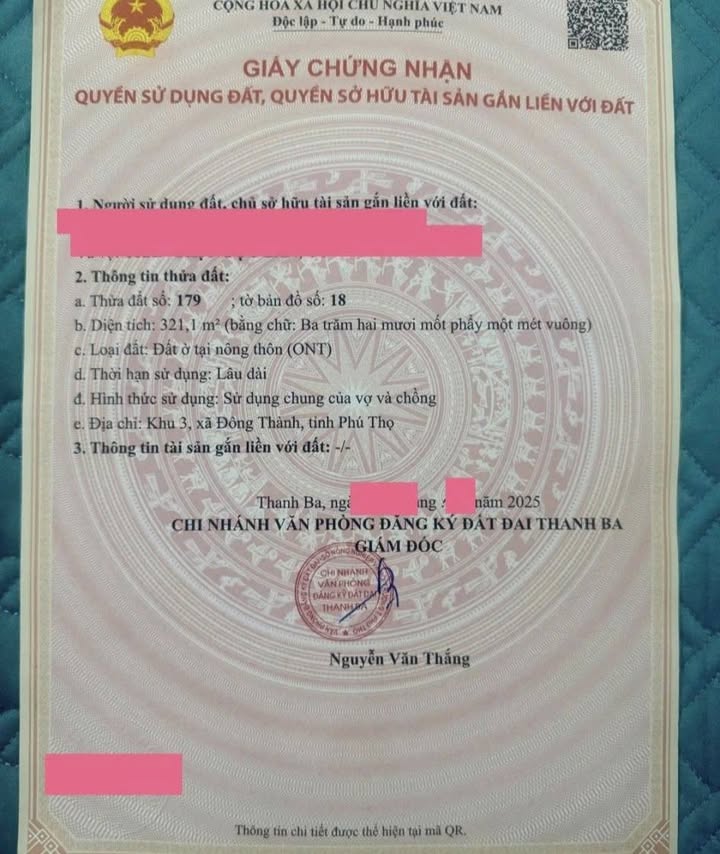 Đất thổ cư Khu 9 Phú Hộ, Phú Thọ 254m² giá chỉ 2,1 tỷ - Đầu tư sinh lời ngay!