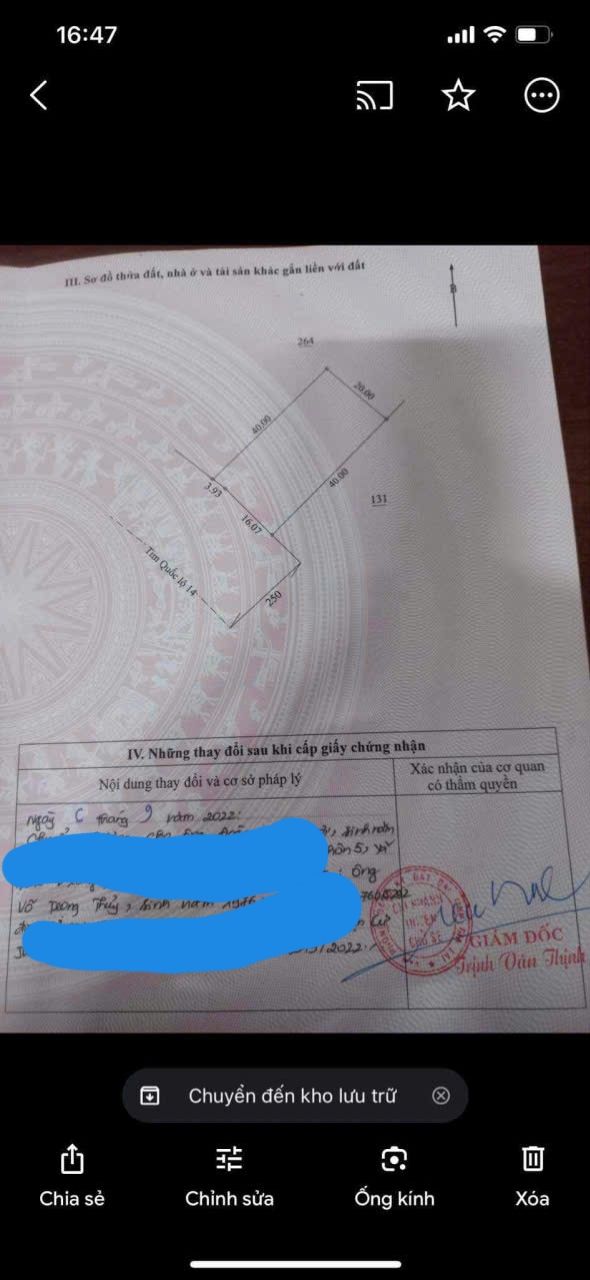 Đất nền Chư Sê, Gia Lai 800m² giá 360 triệu - Phù hợp làm nhà hàng, kho xưởng!