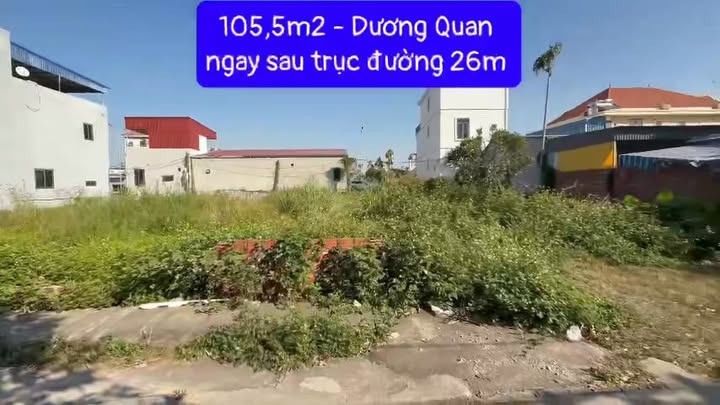 Đất nền Dương Quan 105.5m² giá 3.7 tỷ - Đường rộng 7m, gần trung tâm hành chính!