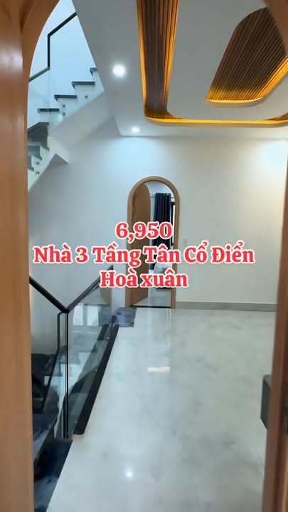 Nhà 3 tầng Hòa Xuân, Đà Nẵng 100m² giá 6.95 tỷ - Sẵn sàng vào ở!