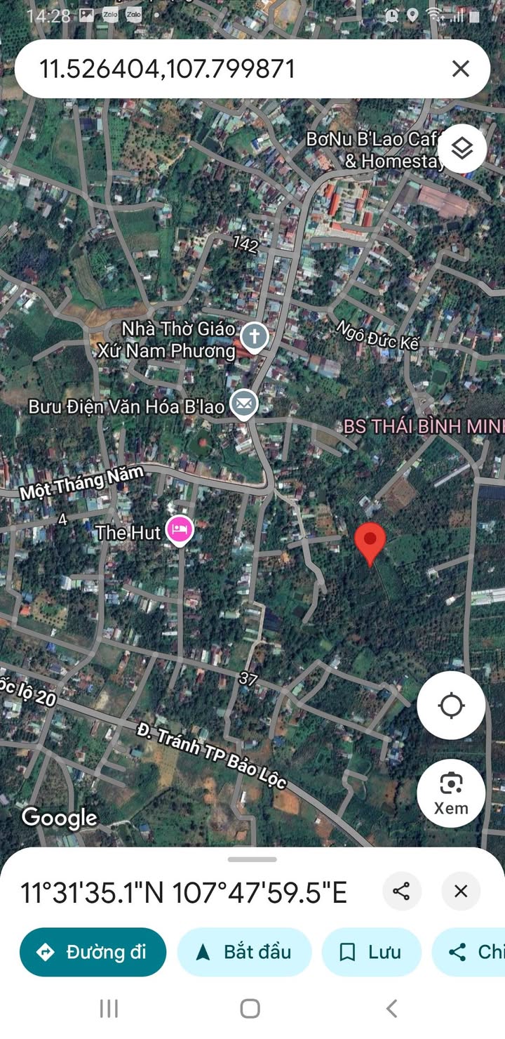 Đất thổ cư 592m² tại Bảo Lộc chỉ 1.3 tỷ - Đầu tư sinh lời ngay!