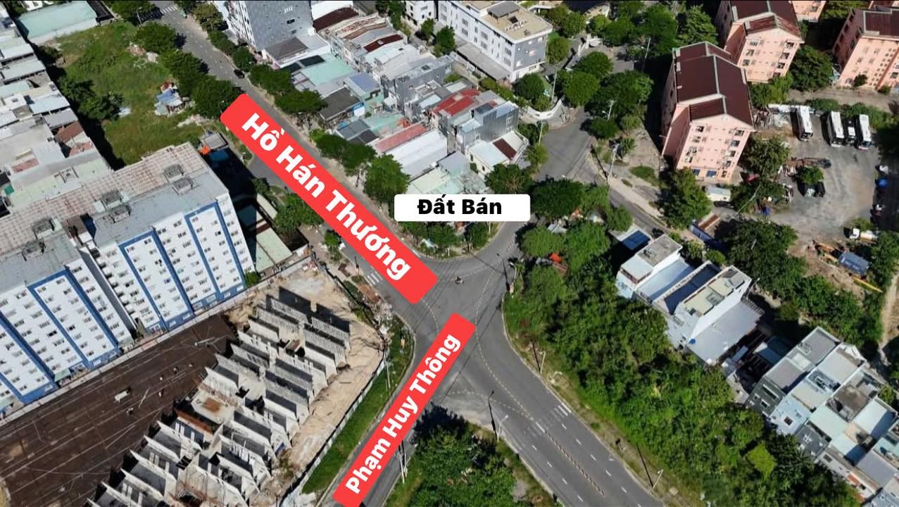 Đất nền góc đường Hồ Hán Thương, 272m², giá 36.9 tỷ - Cơ hội đầu tư sinh lời!