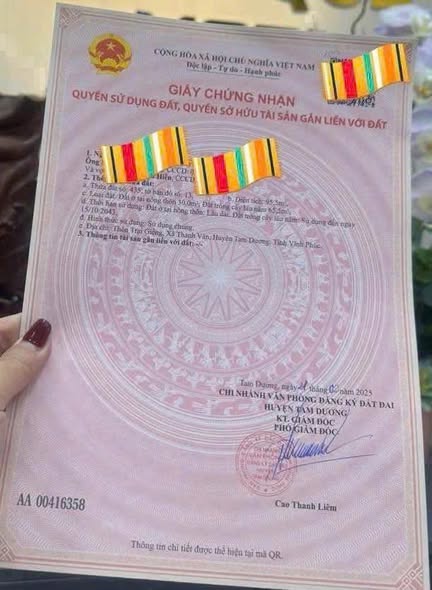 Đất nền Thanh Vân, Tam Dương 95m² giá 1.35 tỷ - Cơ hội đầu tư tuyệt vời!