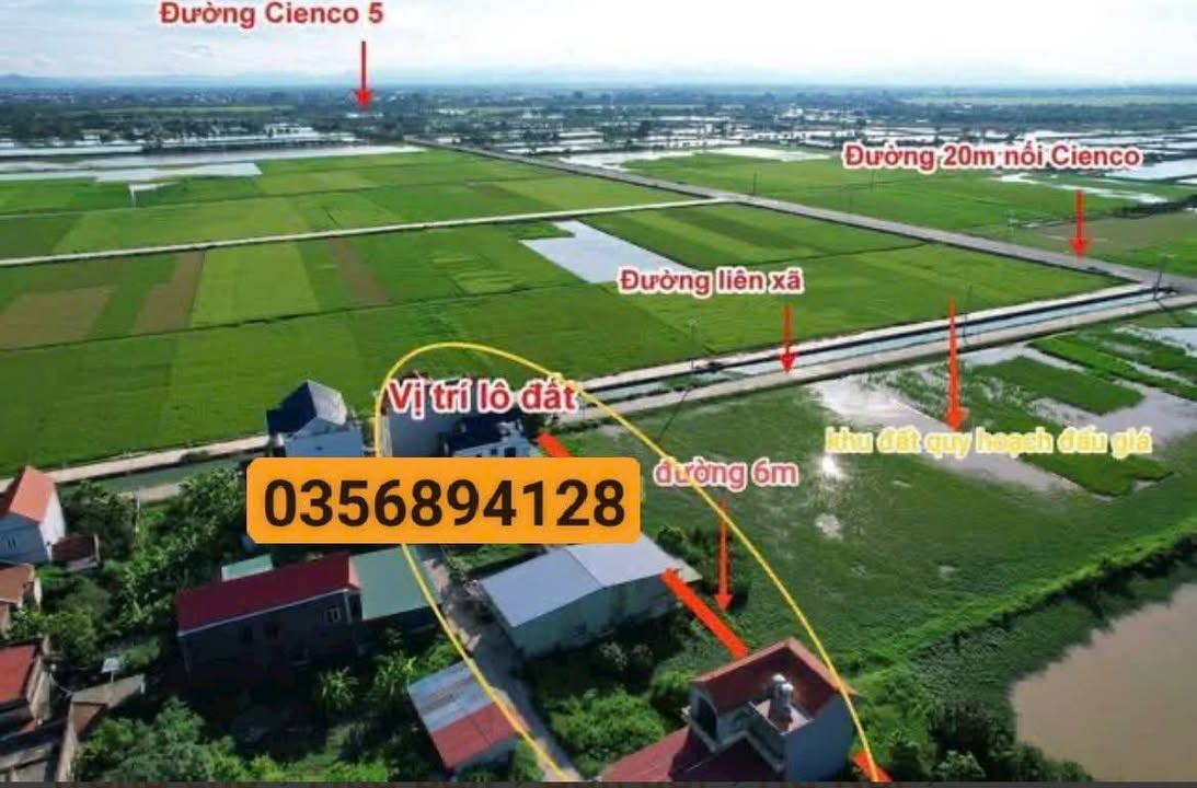 Đất giãn dân Thôn Tri Trỉ, Xã Tri Trung, 144m² giá 5.76 tỷ - Sổ đỏ chính chủ