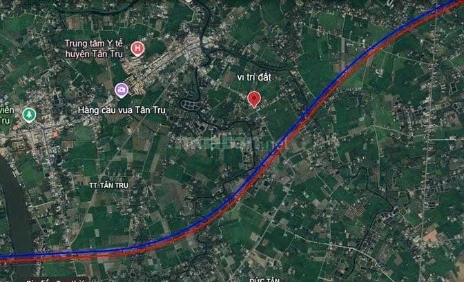 Đất nền Tân Trụ 200m² giá 1.6 tỷ - Mặt tiền đường nhựa 12m, cơ hội đầu tư tốt!