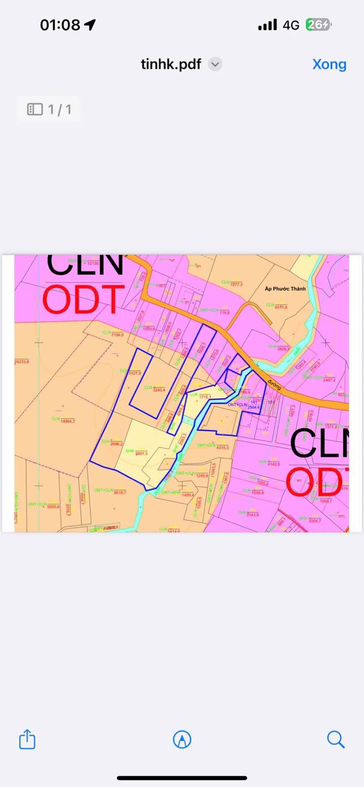 Đất nền Tân Hoà, Phú Mỹ 2ha giá chỉ 2 triệu/m² - Cơ hội đầu tư sinh lời!