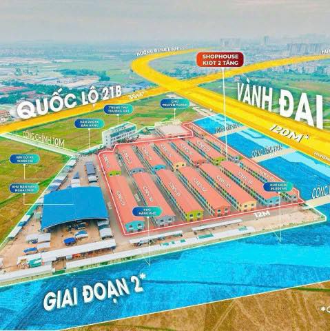 Gian hàng chợ đầu mối Nam Hà Nội 6m² giá chỉ 3 triệu - Cơ hội đầu tư sinh lời!