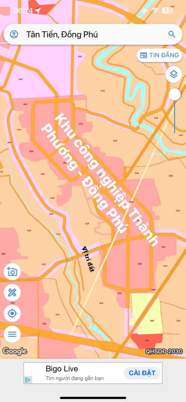 Đất nền Tân Hòa - Đồng Phú 550m² giá 2 tỷ - Kinh doanh lý tưởng!