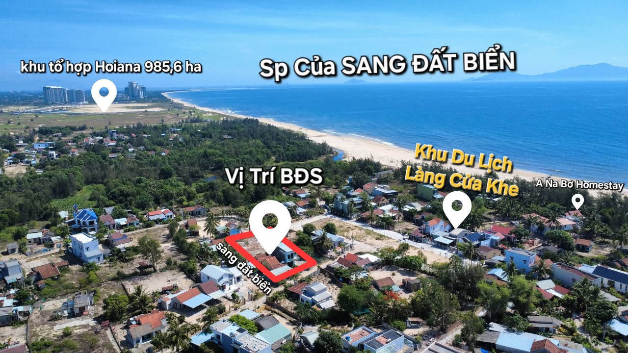 Đất Biển Làng Du Lịch Cửa Khe - Nam Hội An 495m² chỉ 3.3 tỷ - Tiềm năng đầu tư lớn!