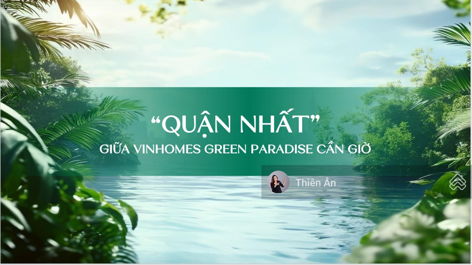 Nhà phố Vinhomes Green Paradise Cần Giờ 80m² giá 12,9 tỷ - Booking ngay 100 triệu!