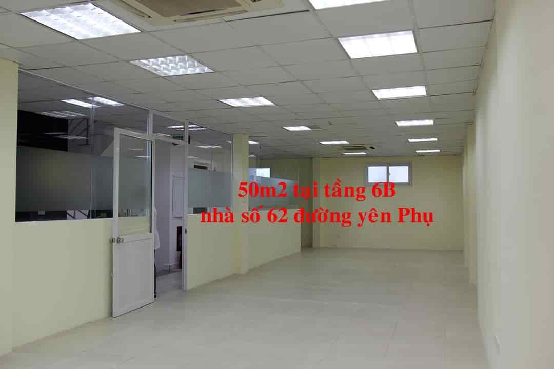 Văn phòng cho thuê 45m² tại 62 Yên Phụ - Giá chỉ 10 triệu/tháng!