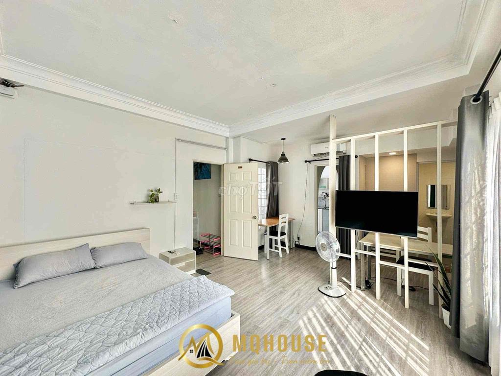 Căn hộ cho thuê Quận 3 40m² giá 6.5 triệu - Nhà mới siêu xịn, đầy đủ tiện nghi!