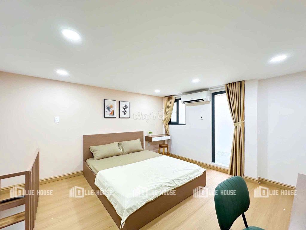 Phòng cho thuê 1 trệt 1 lầu 50m² giá 5.8 triệu - Full nội thất, an ninh 24/7!