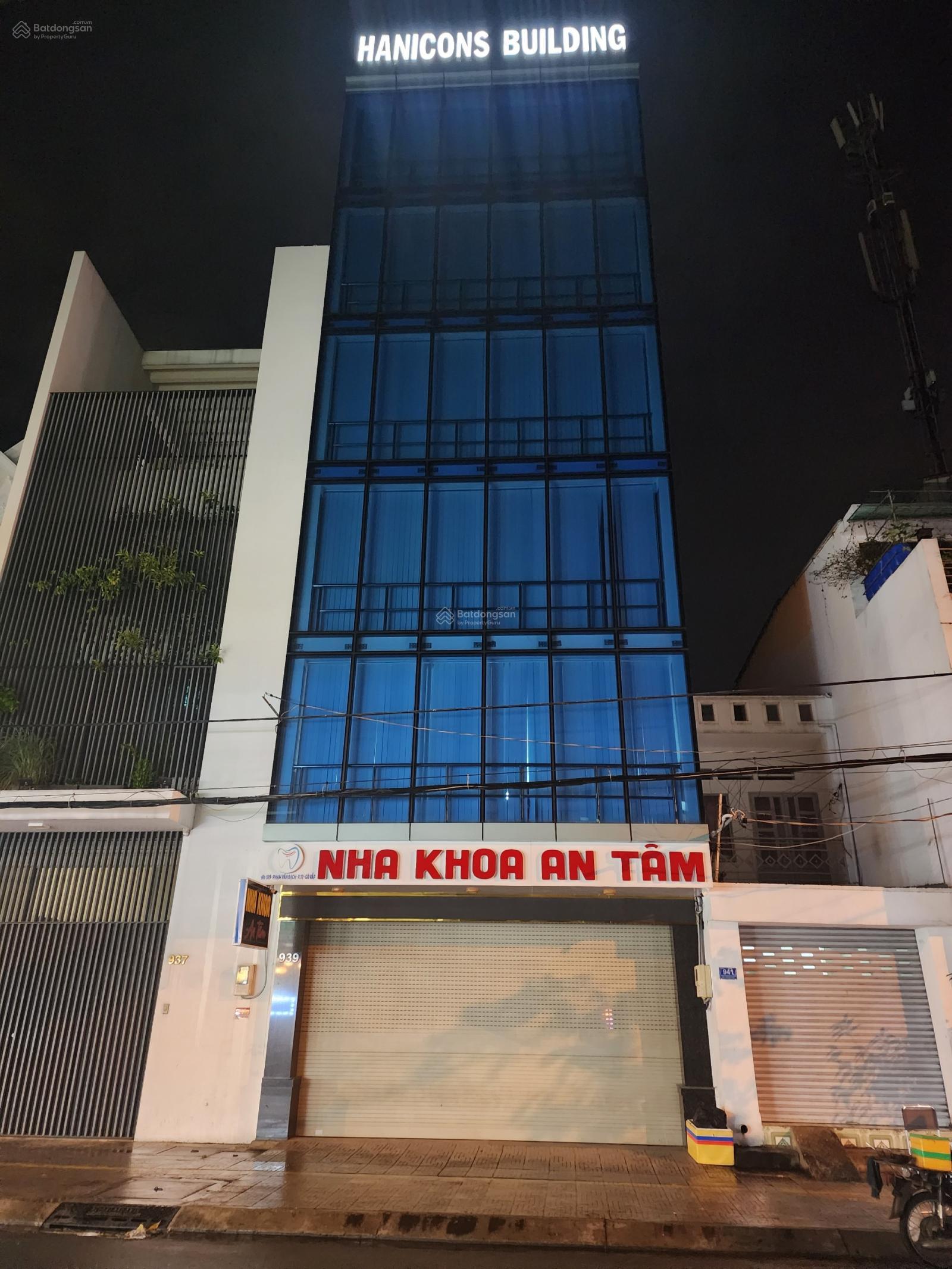 Cho thuê văn phòng tại Hanicons Building 939 Phạm Văn Bạch, Gò Vấp - Diện tích 160m², giá 18 triệu