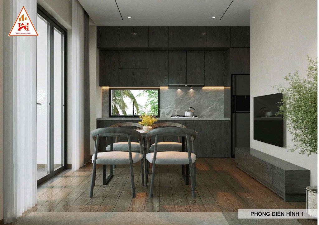 Căn hộ 1PN cho thuê tại Âu Cơ, Quận Tân Phú 55m² - Full nội thất, giá chỉ 8 triệu!