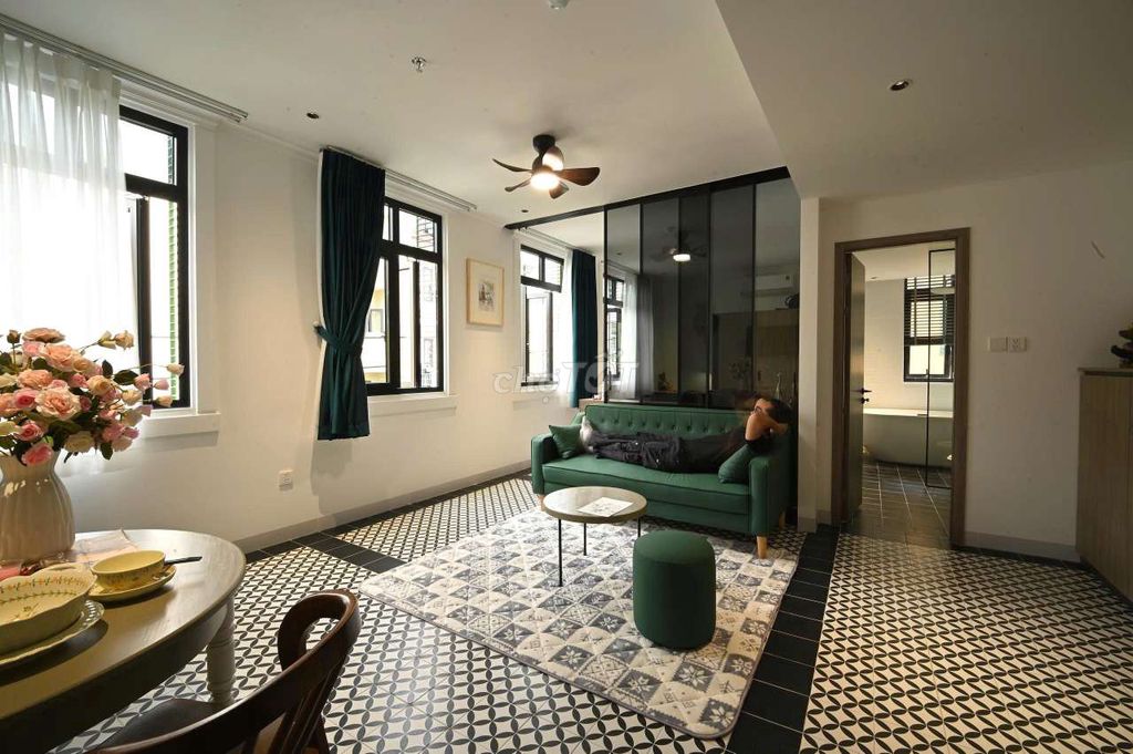 Căn hộ studio Bùi Đình Túy 50m² giá 7.5 triệu - Full nội thất, an ninh cao!