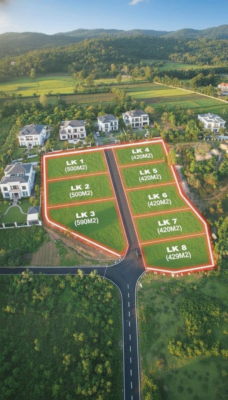 Bán 8 Lô Đất Nghỉ Dưỡng Xã Liên Sơn 590m² - Tiềm Năng Tăng Giá Cao