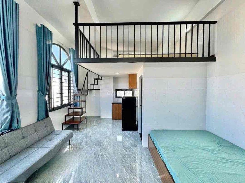 Phòng trọ có gác view kính 30m² giá 3.7 triệu - Vị trí đắc địa ngay Chợ Gò Xoài!