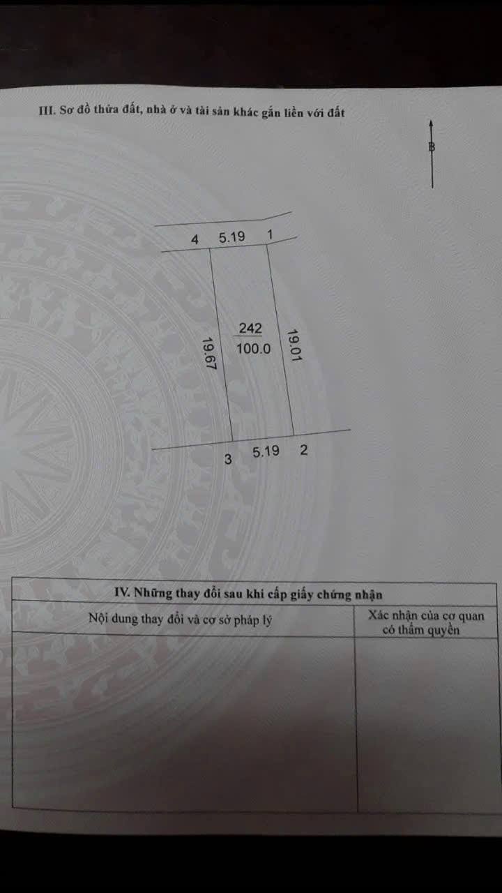 Đất nền Hồng Vân Thường Tín 100m² giá 4 triệu/m² - Chính chủ cần bán gấp!