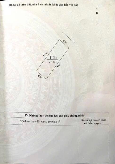 Đất nền Tiên Dương, Đông Anh 76m² giá chỉ 7 tỷ - Ô tô đỗ cửa!