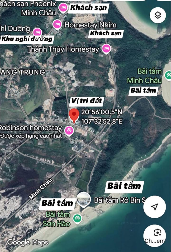 Đất Bãi Tắm Minh Châu, Vân Đồn 276m² - Đầu tư sinh lời cao!