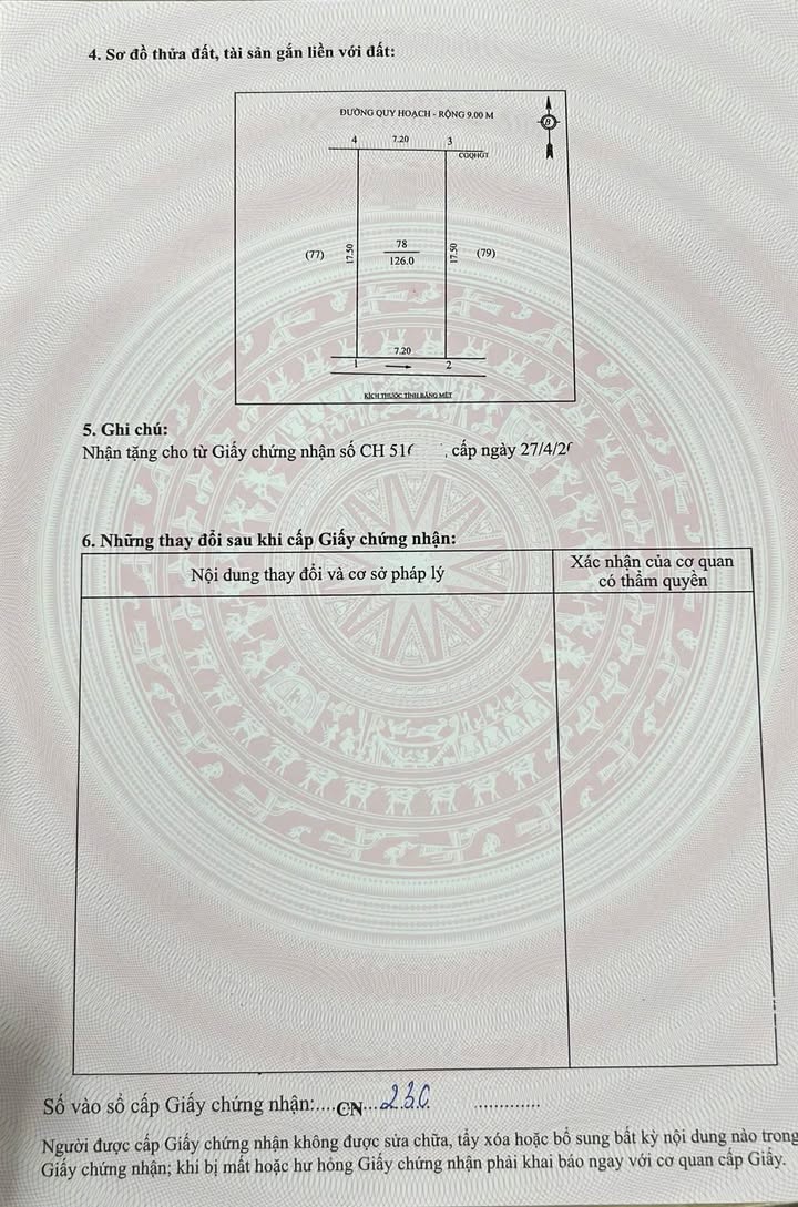 Đất mặt tiền Quán Bàu 126m² giá 6 tỷ - Xây dựng tự do ngay trung tâm!