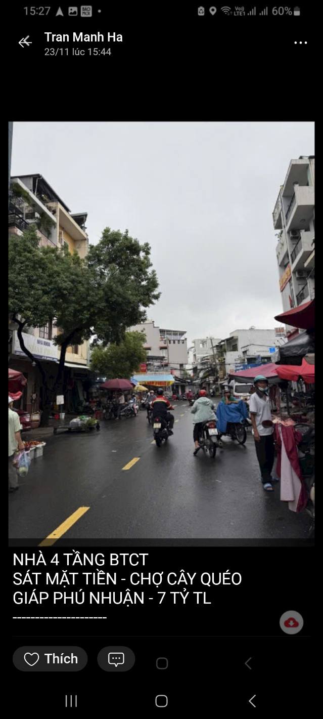 Nhà 4 tầng đường Hoàng Hoa Thám, Bình Thạnh 32.8m² giá 7 tỷ - Sát chợ Cây Quéo, vị trí đắc địa!