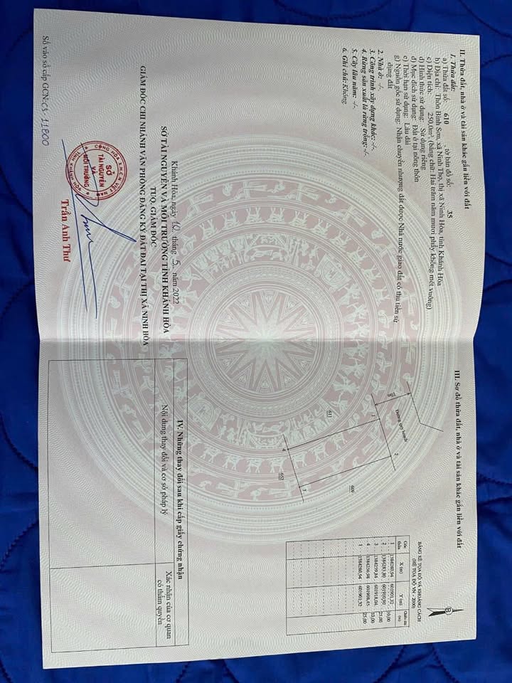 Lô đất Ninh Thọ, Ninh Hòa 250m² giá 2.5 tỷ - Đầu tư sinh lời hấp dẫn!