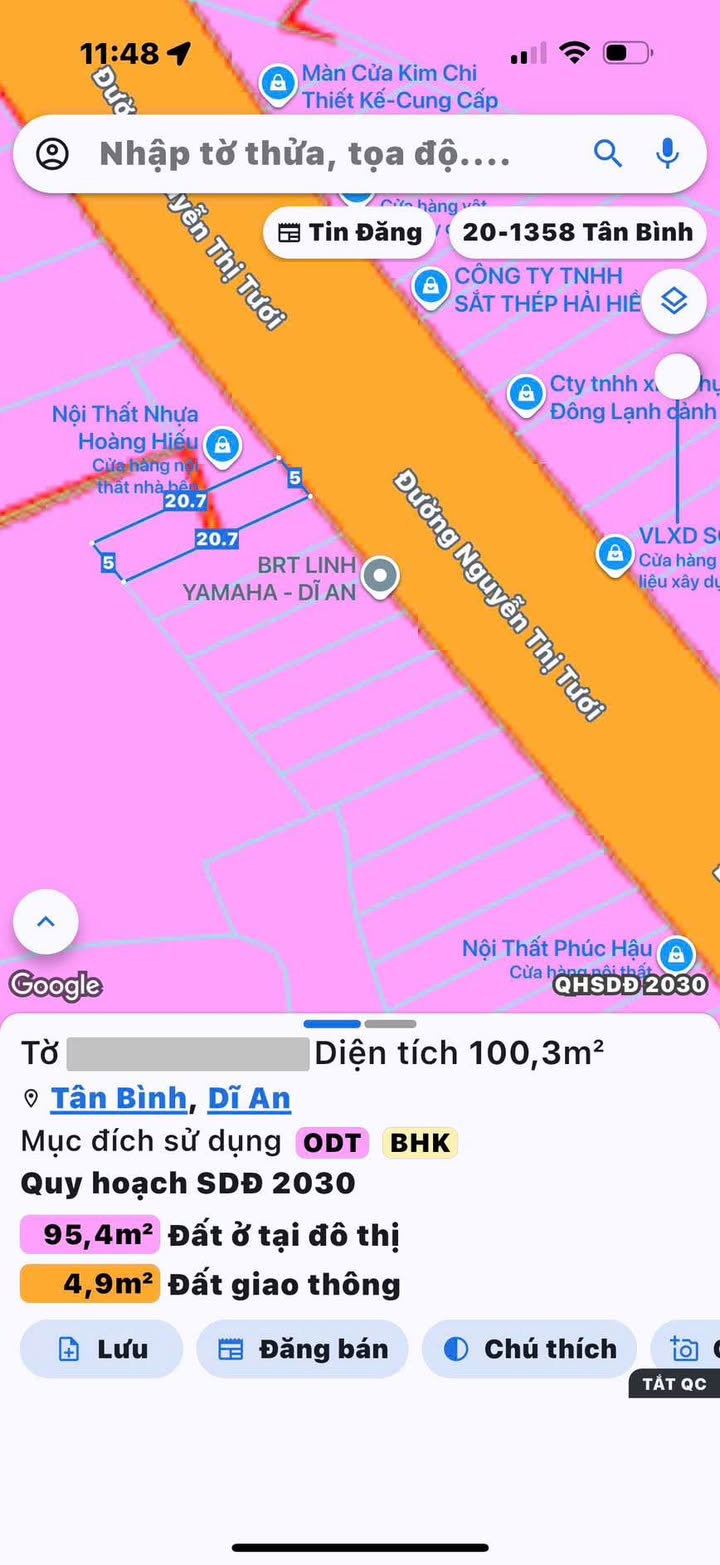 Nhà mặt tiền kinh doanh Dĩ An 100m² giá 6.5 tỷ - Đầu tư sinh lời ngay!