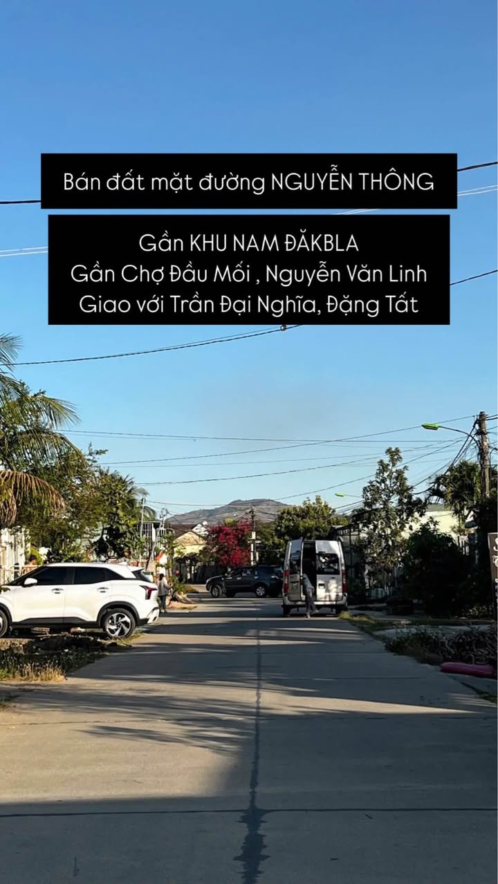 Đất mặt đường Nguyễn Thông, Đăk Bla, 263m² - Đầu tư sinh lời tuyệt vời!