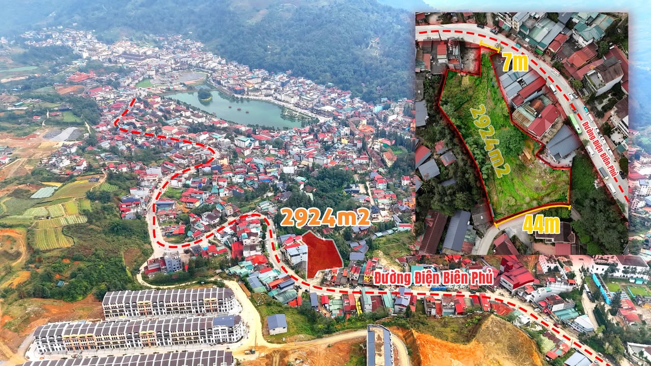 Đất vàng 2 mặt tiền tại Sa Pa 3000m² giá 60 tỷ - Cơ hội đầu tư hiếm có!