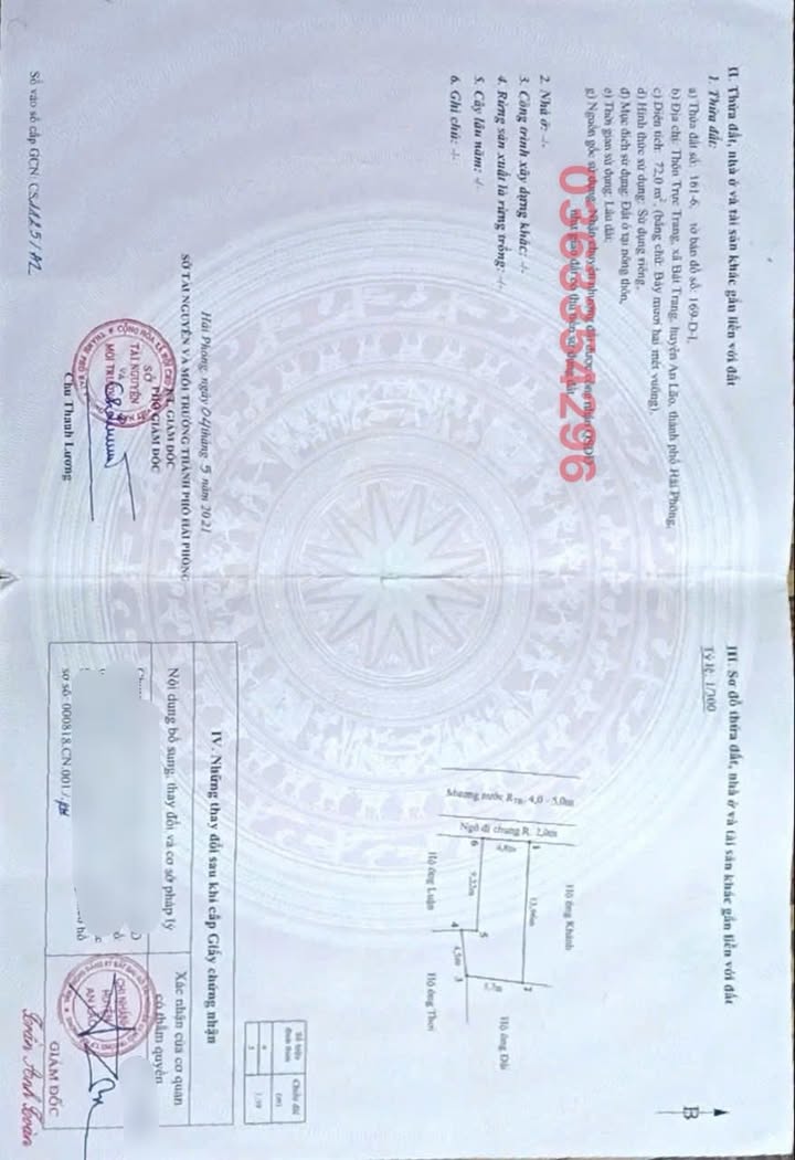 Đất nền An Trường - An Lão 72m² giá 500 triệu - Tiềm năng đầu tư lớn!