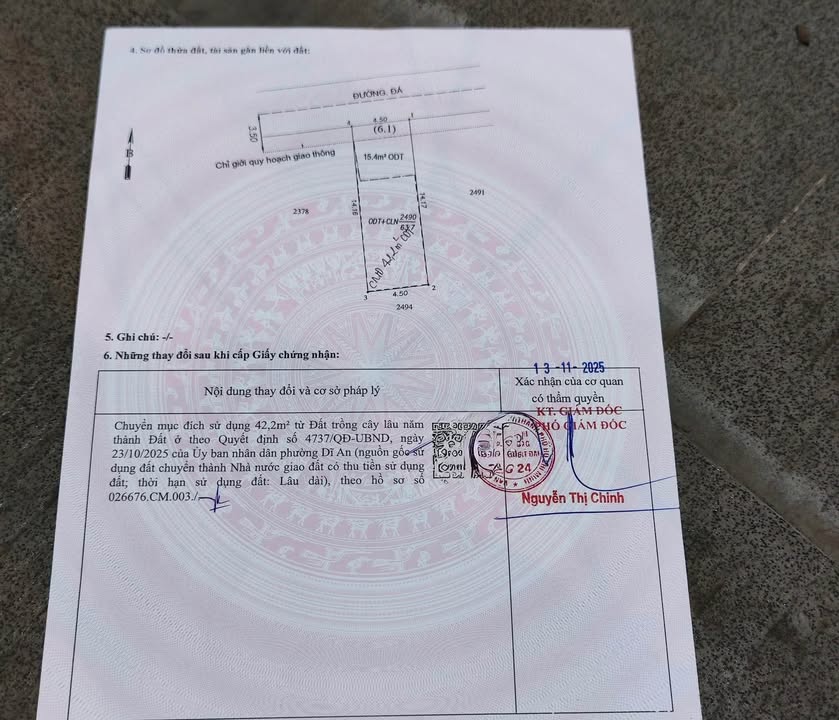 Đất nền Tân Đông Hiệp 64m² giá 3.55 tỷ - Đường thông 2 đầu thuận tiện!