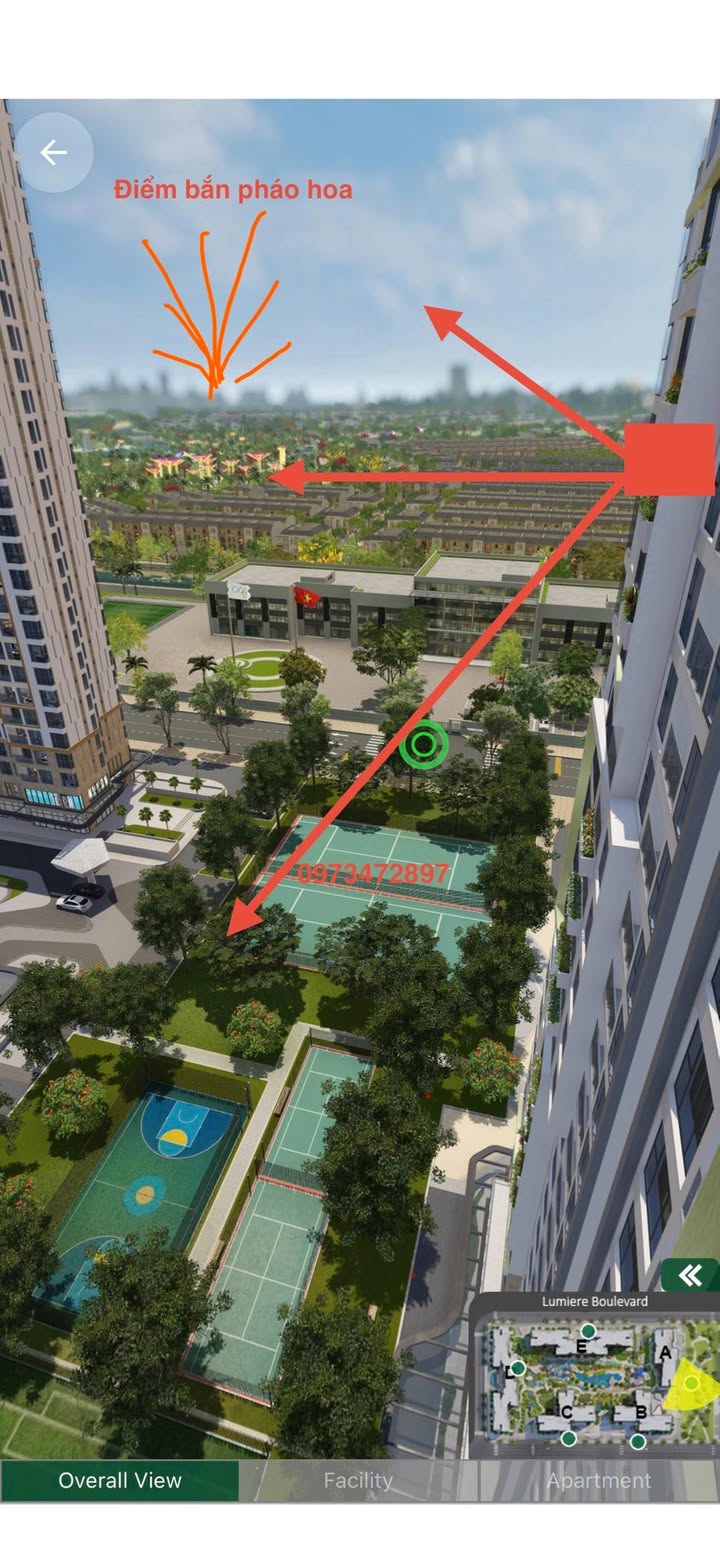 Căn hộ Lumiere Boulevard Thủ Đức 97m² giá 6.7 tỷ - Mới 100% hướng Đông Bắc