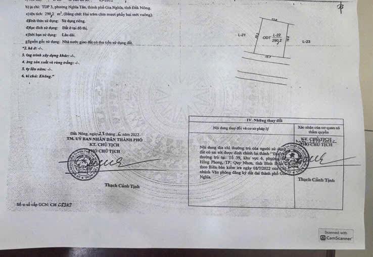 Đất nền chính chủ tại Đường Lê Văn An, Gia Nghĩa - Giá 2.1 tỷ, vị trí đắc địa!