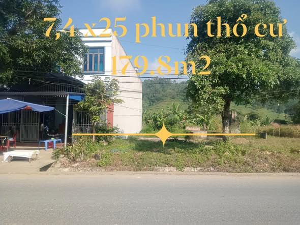 Đất nền thổ cư 185m² tại xã Văn Bàn - Gần trường học chỉ vài trăm mét!