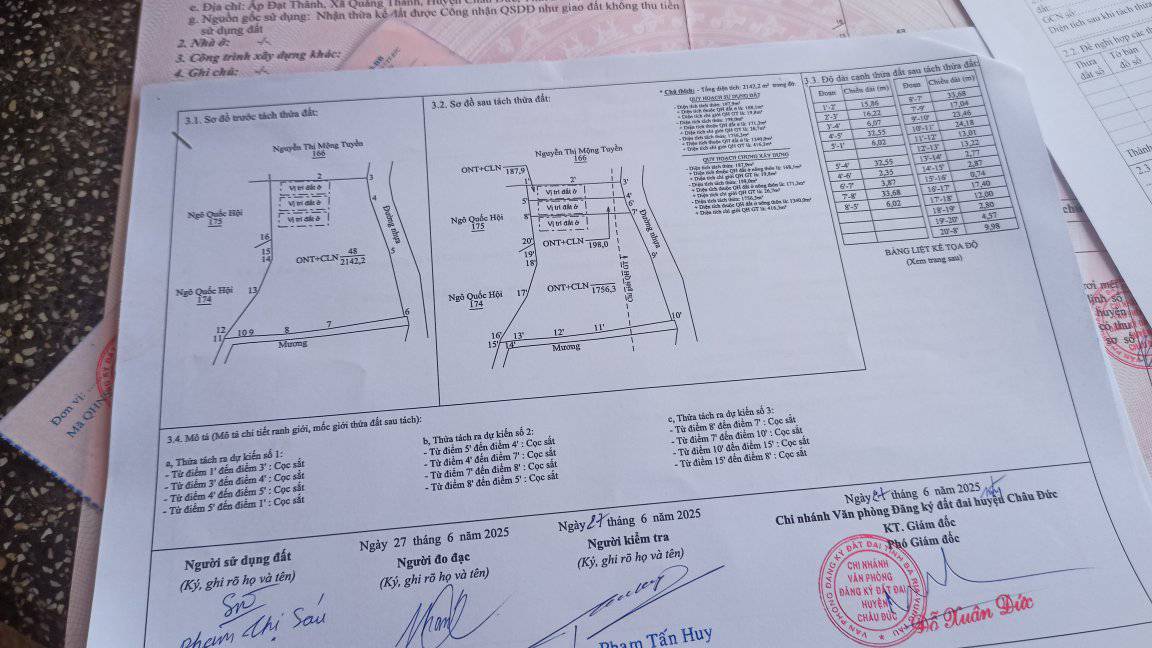 Đất nền tại Quảng Thành, Châu Đức - Diện tích 188m² - Giá chỉ 800 triệu