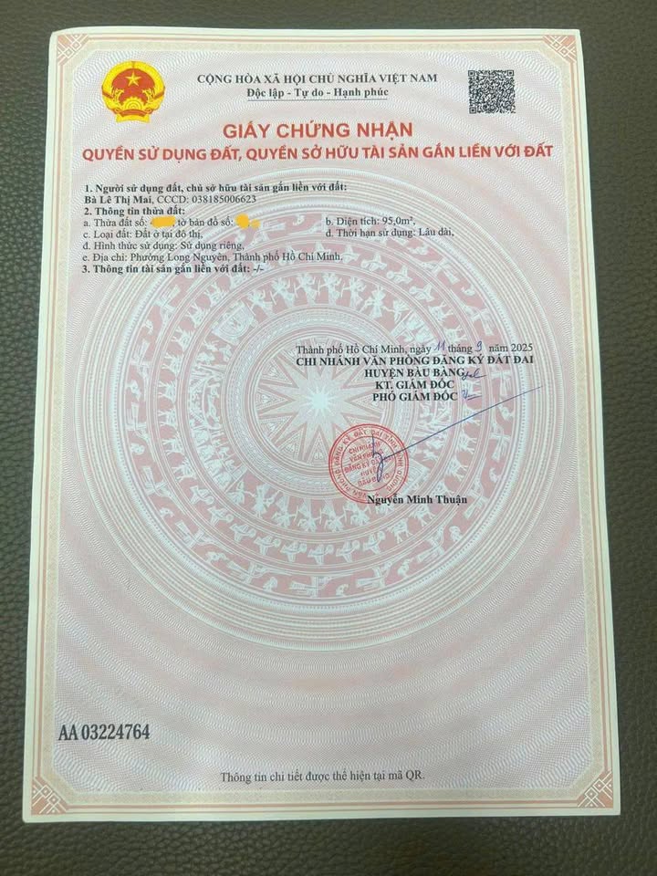 Đất nền Long Nguyên Bàu Bàng 80m² giá 1.2 tỷ - Chính chủ bán gấp!