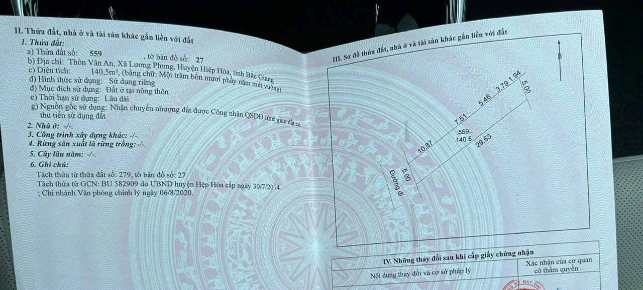 Bán đất chính chủ 2 lô tại Lương Phong, Bắc Giang - Giá chỉ 2 tỷ/lô!