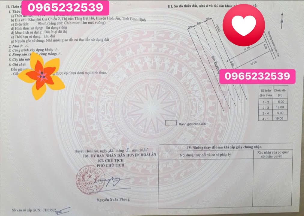 Đất nền Trần Đình Châu, Tăng Bạt Hổ, Hoài Ân 95m² chỉ 1.6 tỷ - Đầu tư sinh lời ngay!