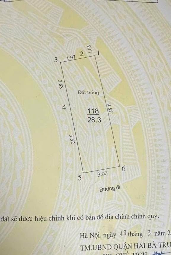 Đất Minh Khai, Hai Bà Trưng 29m² giá 5.59 tỷ - Sổ đỏ chính chủ, thương lượng ngay!