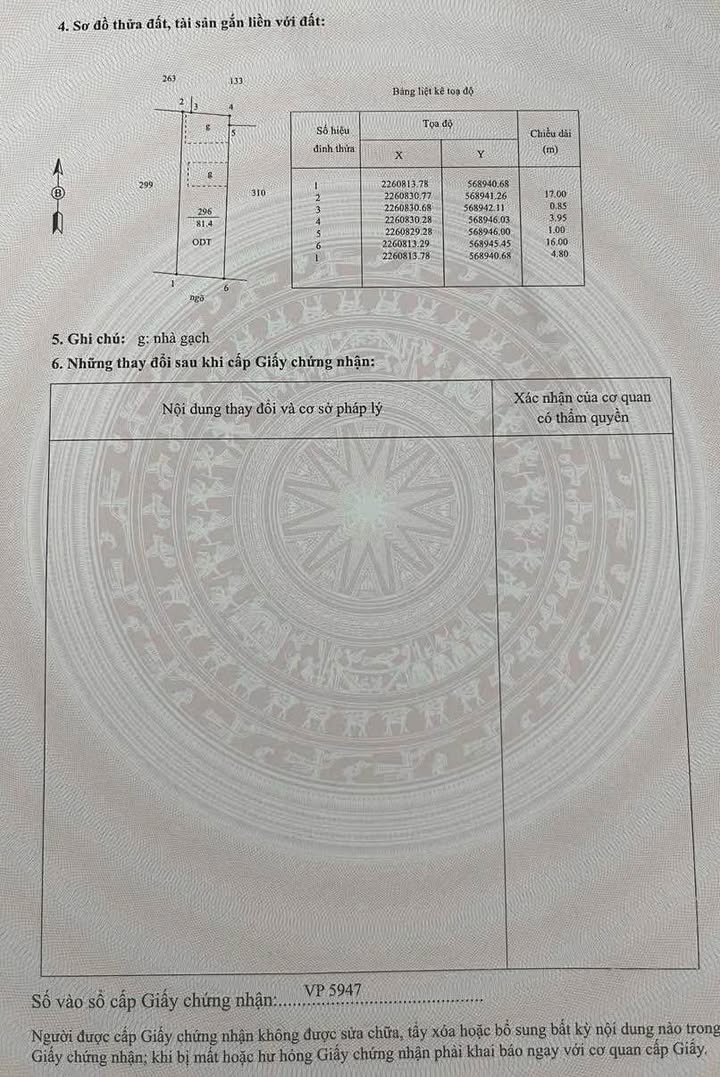 Đất nền Lộc Vượng, Nam Định 81m² giá 200 triệu - Đầu tư sinh lời ngay!