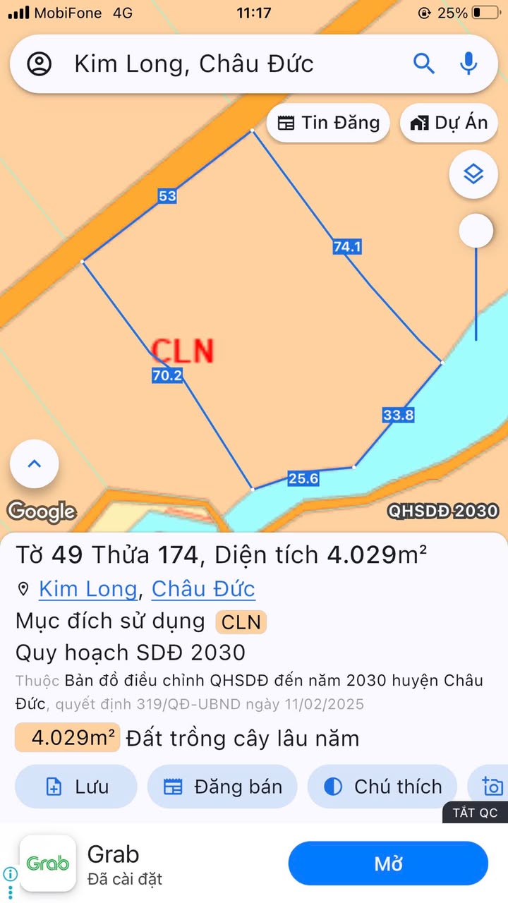 Đất nền Kim Long - Châu Đức 4000m² giá thỏa thuận - Cơ hội đầu tư tuyệt vời!