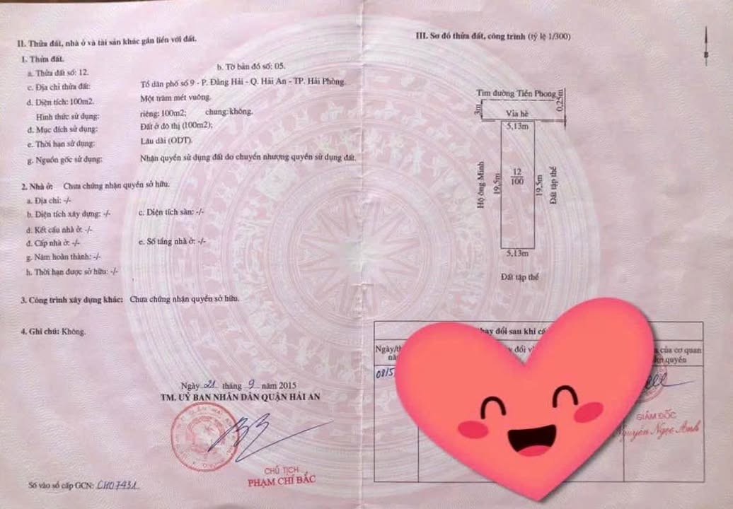 Đất nền mặt đường Tiền Phong, Hải An 100m² chỉ 600 triệu - Đầu tư sinh lời ngay!